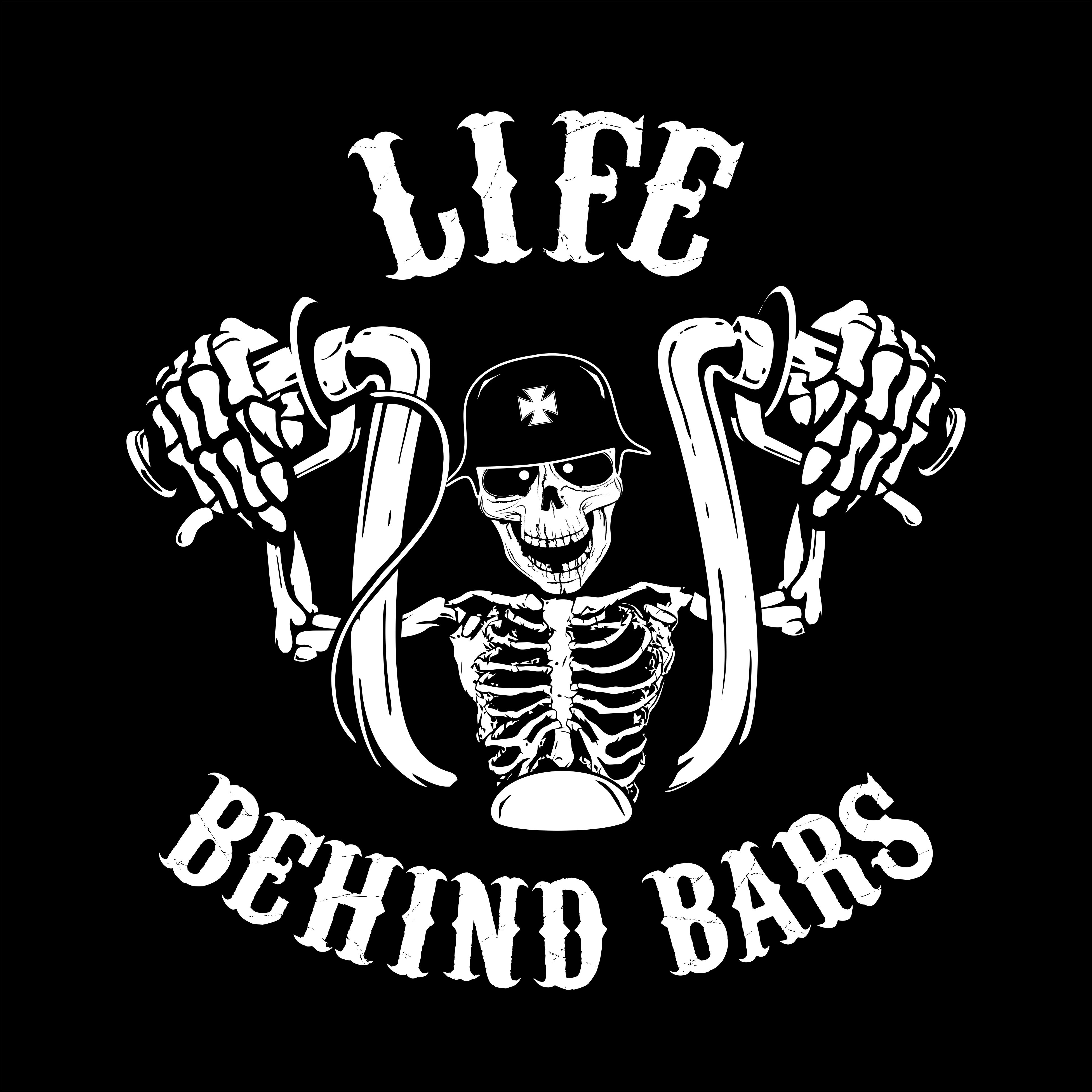 Download Life Behind Bars Biker Shirt - Visions Screenprinting